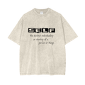 Streetwear Unisex Oversized Snow Wash T-Shirt