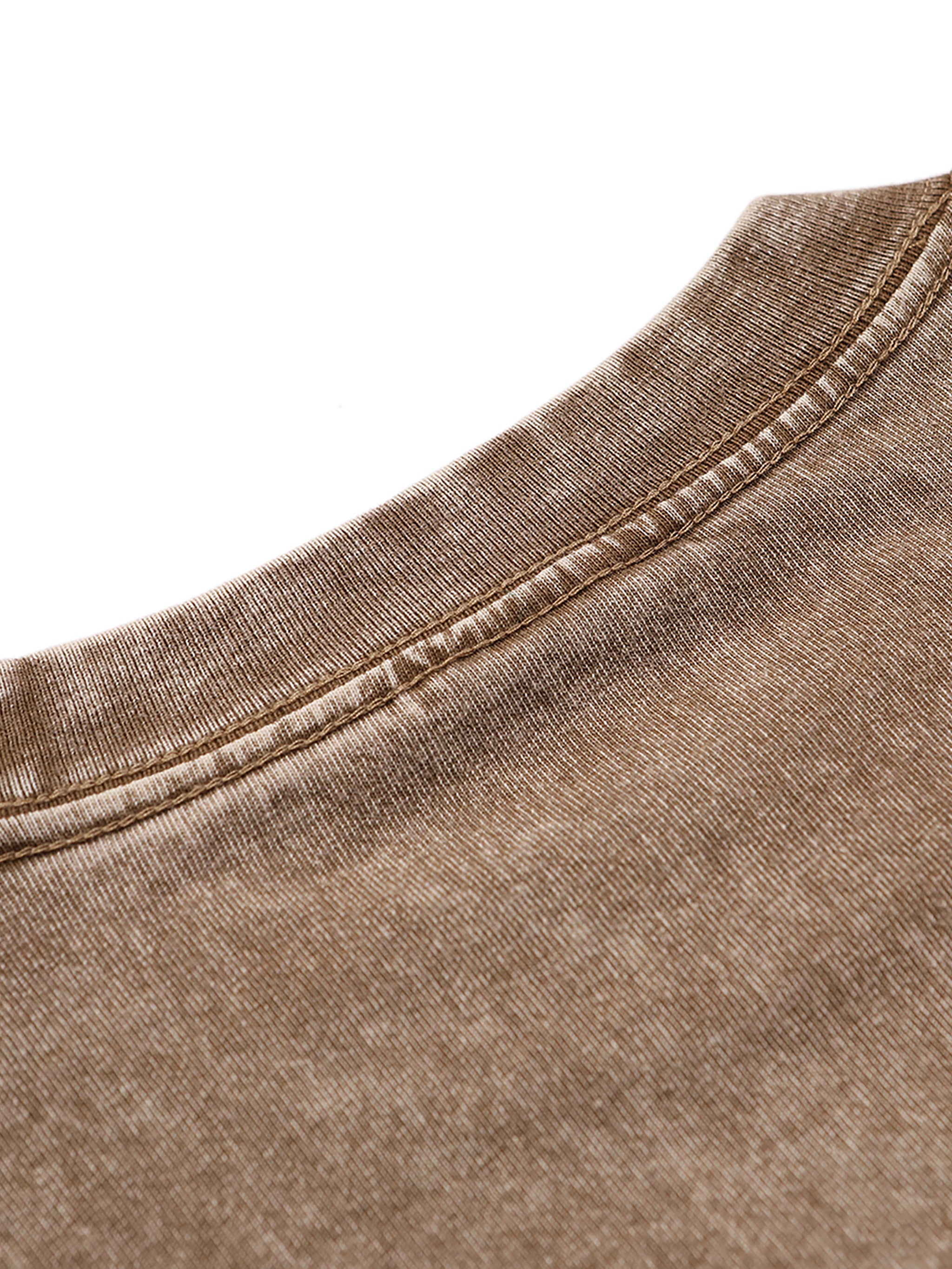 Streetwear Unisex Oversized Snow Wash T-Shirt